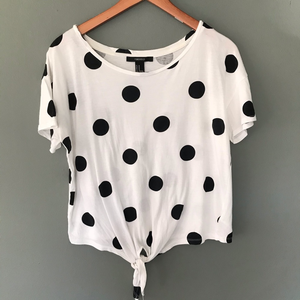 Forever 21 Tie Front Top